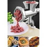 Meat Grinder Manual Mincer Manual Red Pepper Grinder Sausage Maker Table Food Grinding Machine Sausage Stuffer Funnel Make Homemade Burger Patties Hand Operated Kitchen Tool,Small